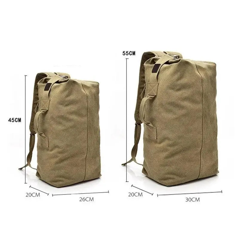 SAC MILITAIRE VINTAGE GRAND ET PETIT