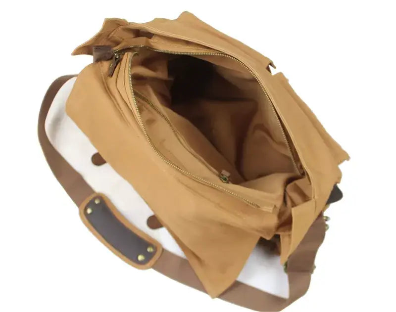 SAC MILITAIRE VINTAGE EN TOILE