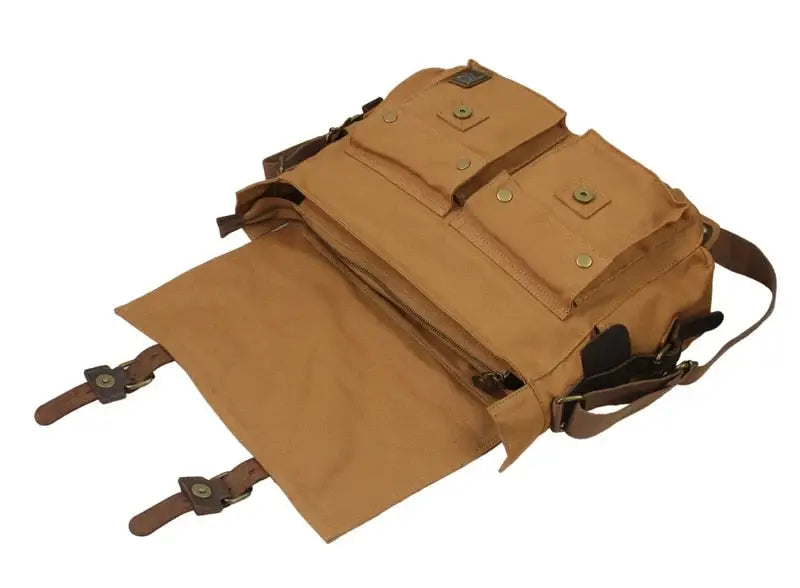 SAC MILITAIRE VINTAGE EN TOILE