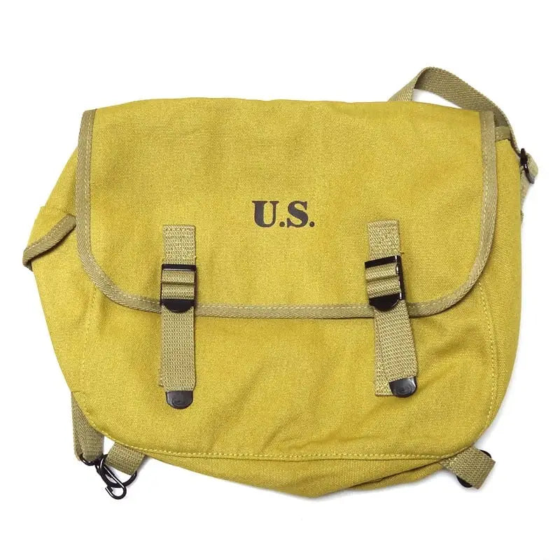 Sac musette militaire en toile de coton
