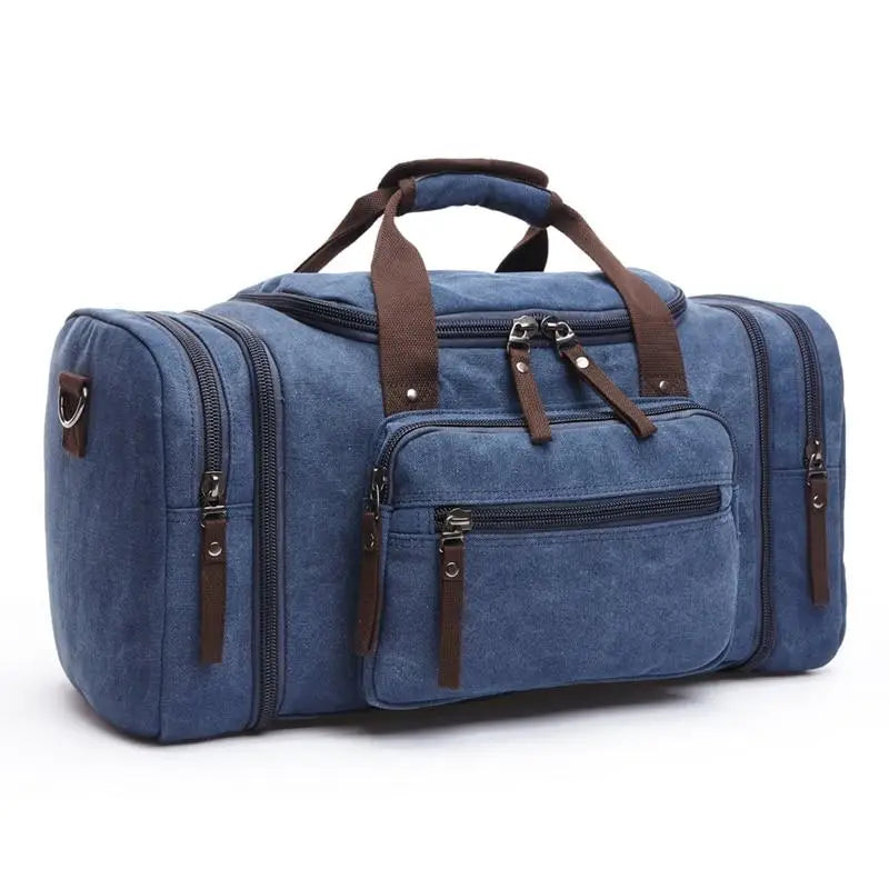 Sac de voyage militaire vintage en toile