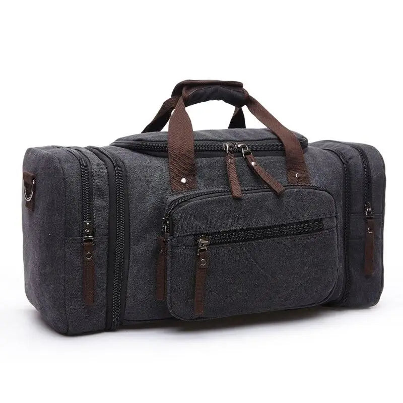 Sac de voyage militaire vintage en toile