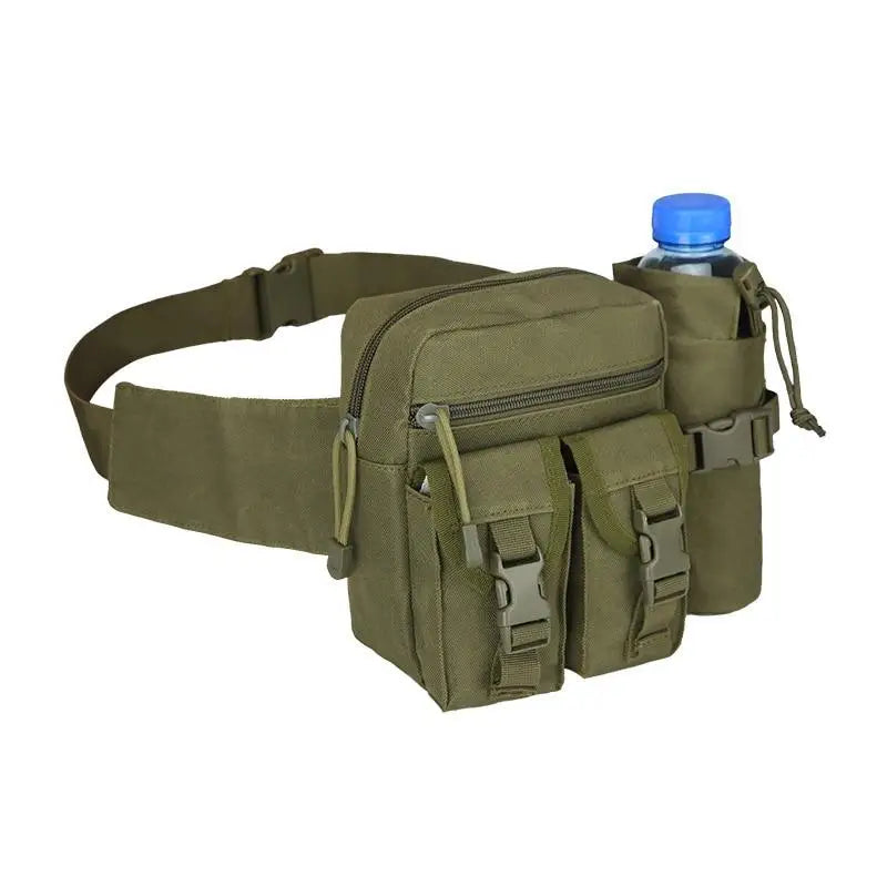 Sacoche de ceinture militaire avec compartiment gourde