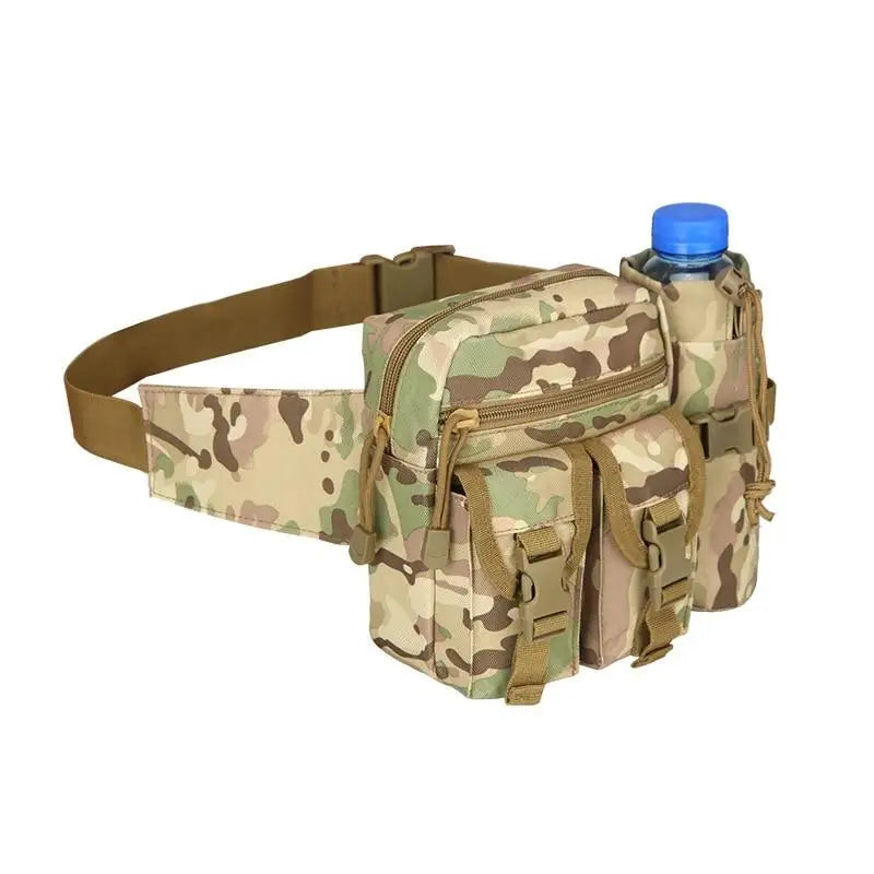 Sacoche de ceinture militaire avec compartiment gourde