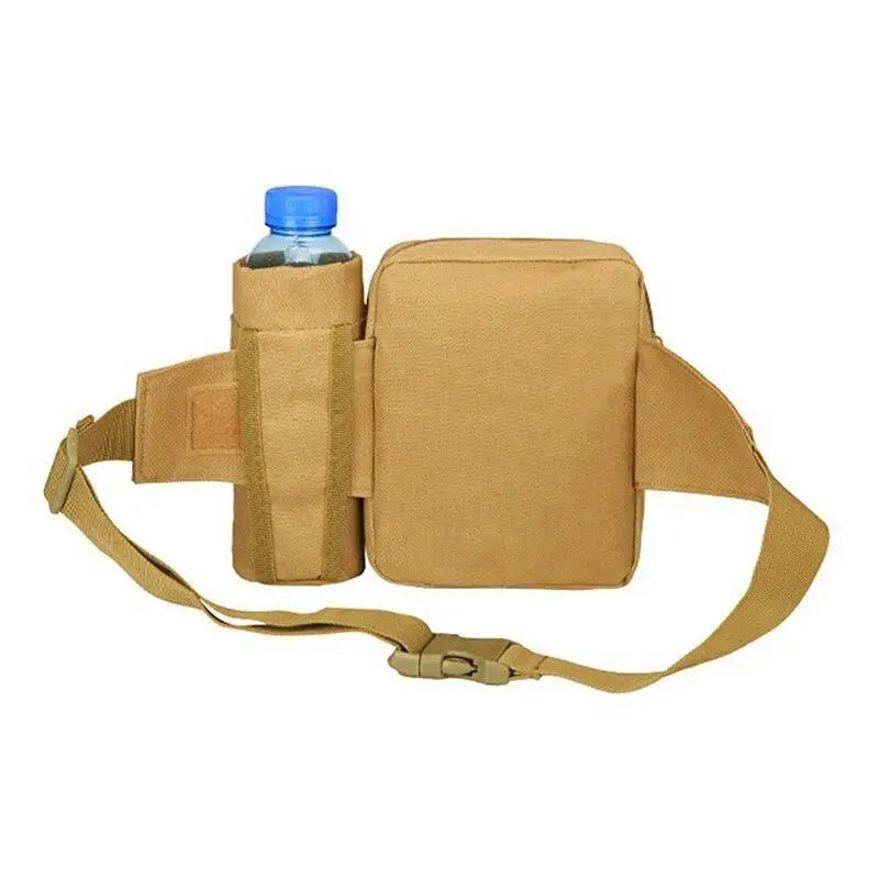Sacoche de ceinture militaire avec compartiment gourde