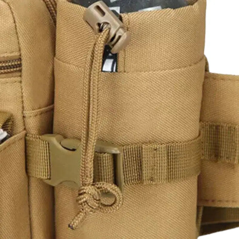 Sacoche de ceinture militaire avec compartiment gourde