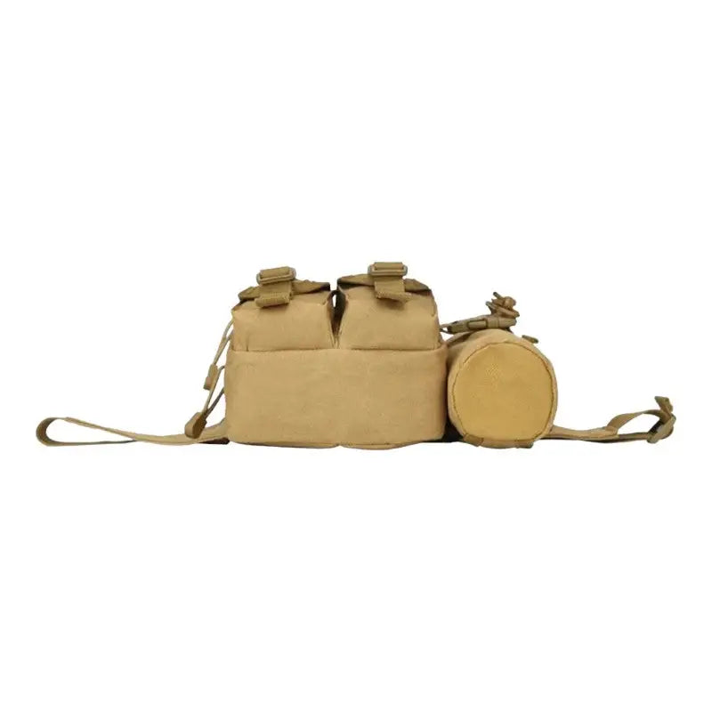 Sacoche de ceinture militaire avec compartiment gourde