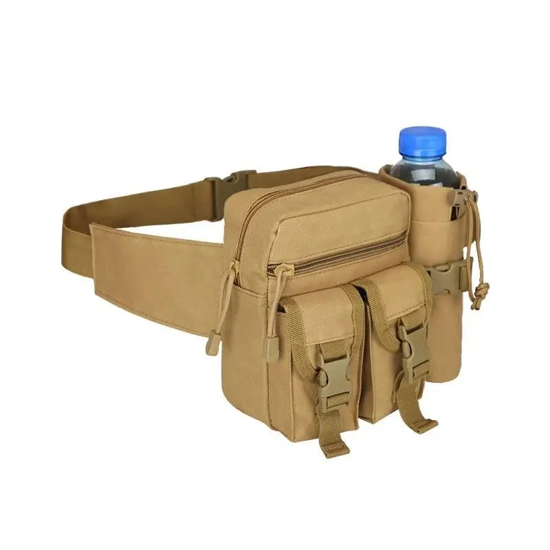 Sacoche de ceinture militaire avec compartiment gourde