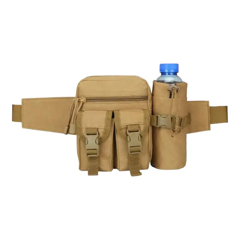 Sacoche de ceinture militaire avec compartiment gourde