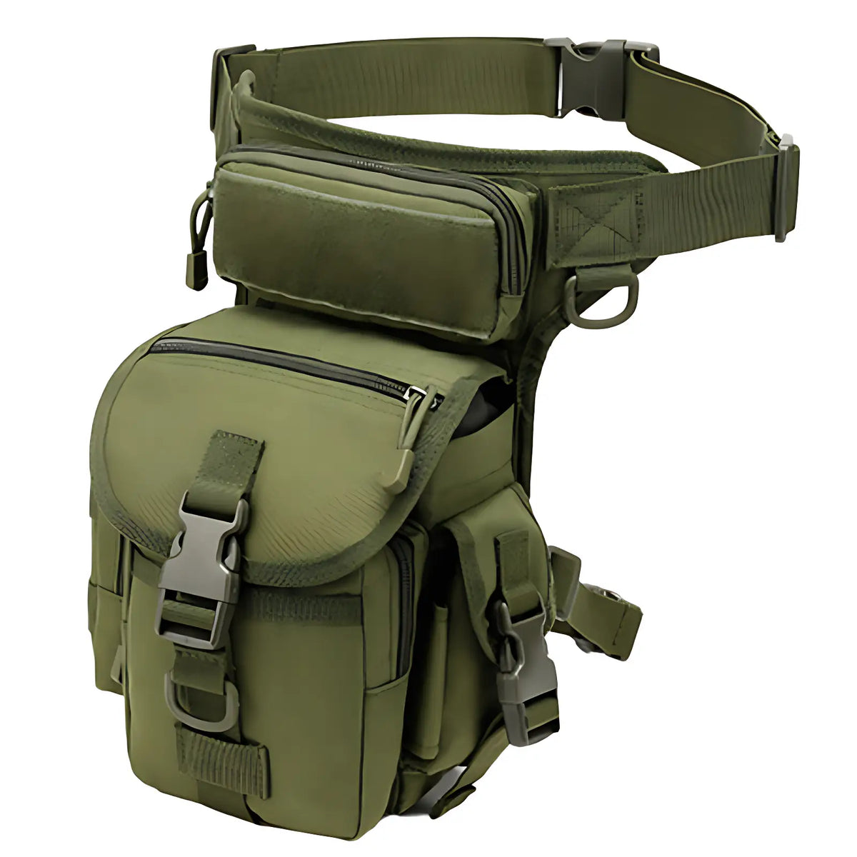 Sacoche de jambe militaire à attaches Molle