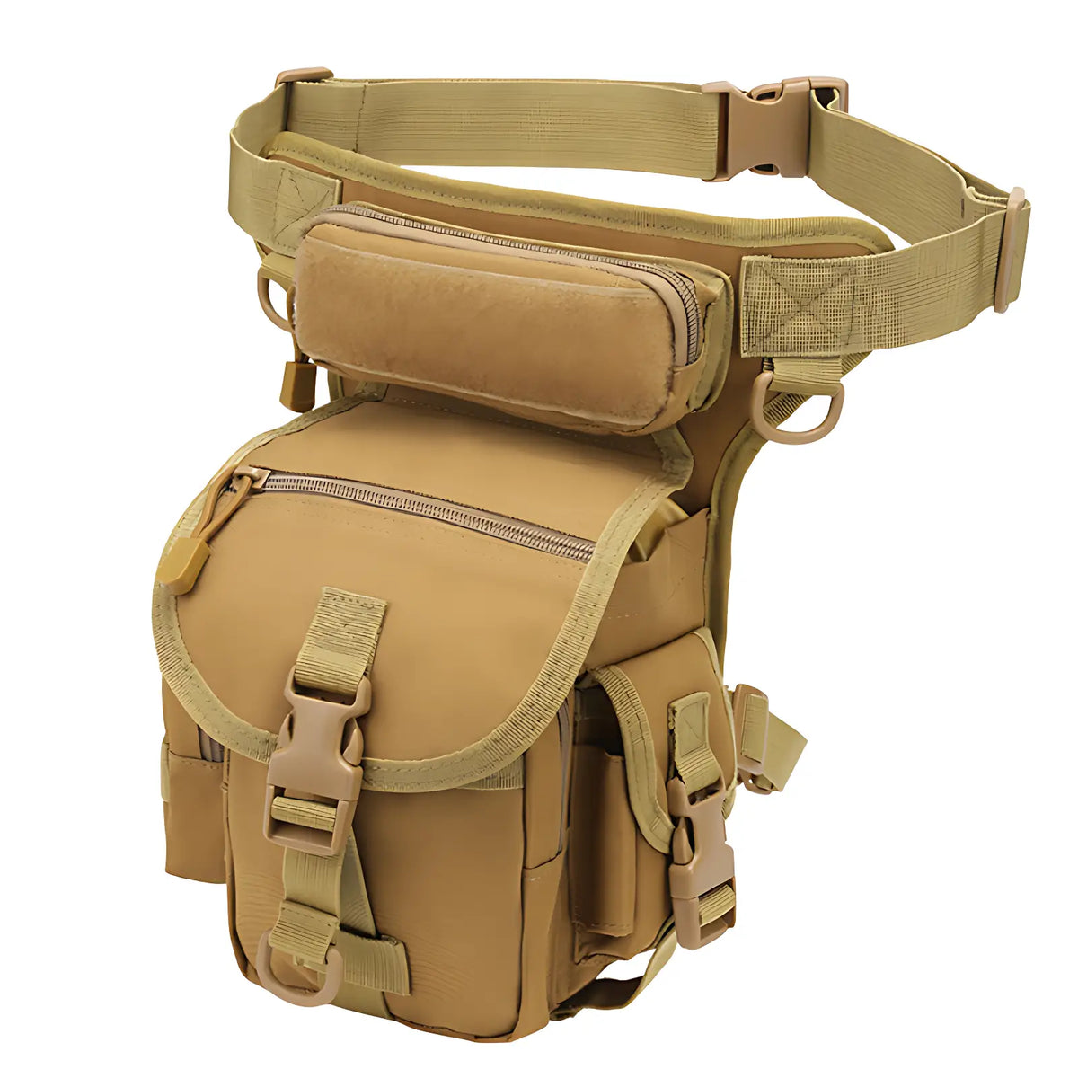 Sacoche de jambe militaire à attaches Molle