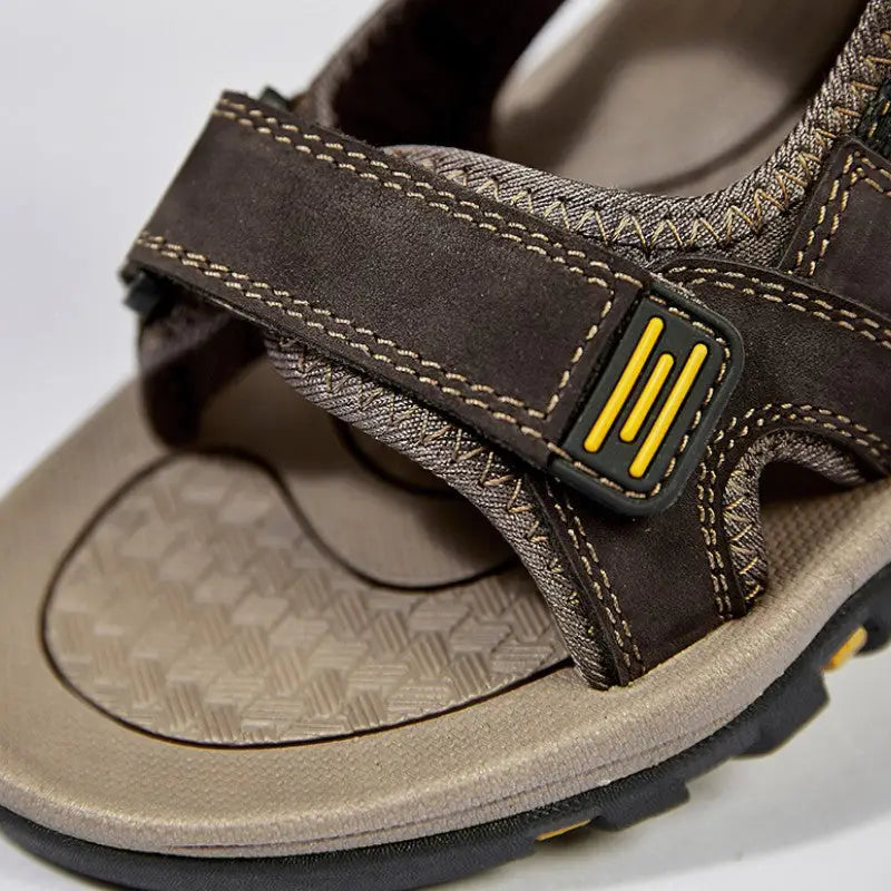 Sandale cuir randonnée homme