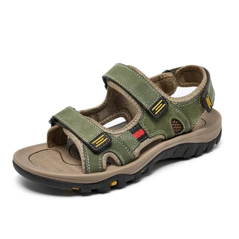 Sandale cuir randonnée homme