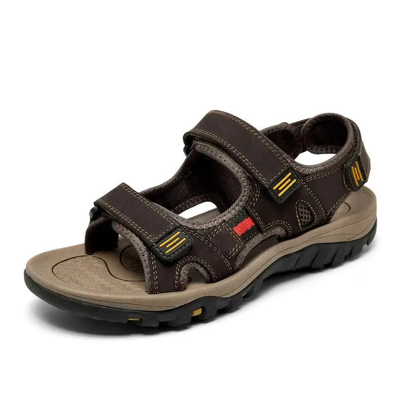Sandale cuir randonnée homme