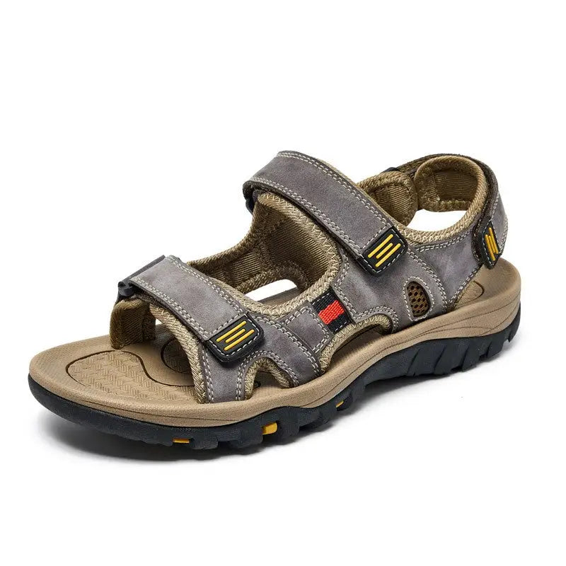 Sandale cuir randonnée homme