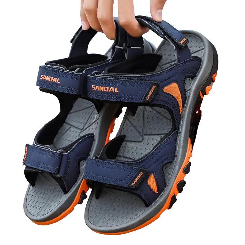 Sandales randonnée à scratch homme