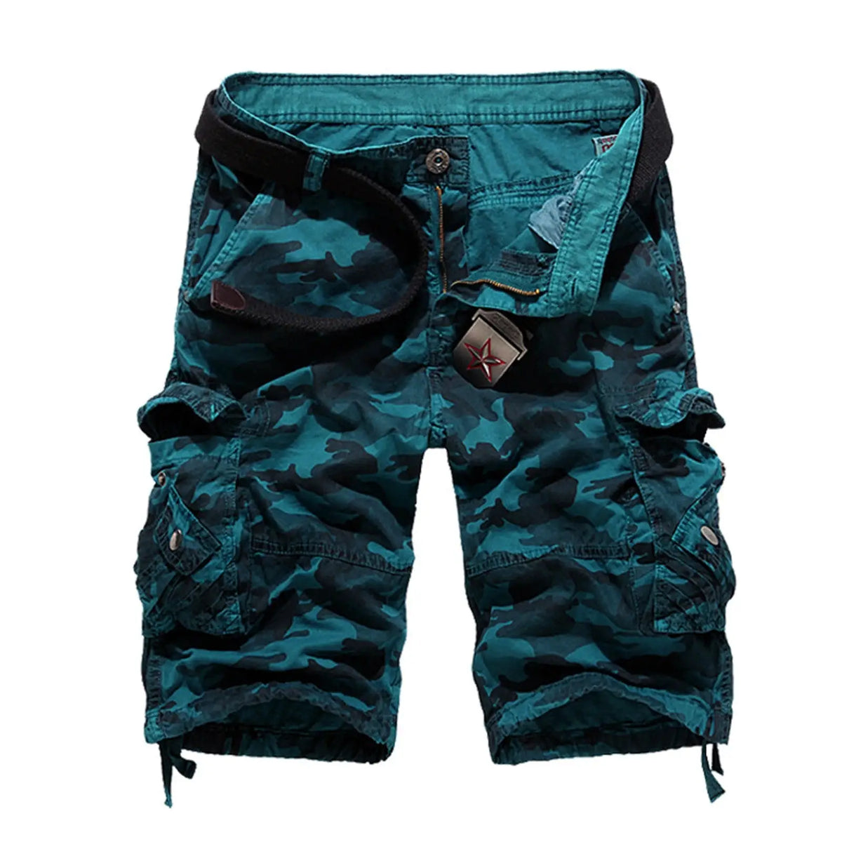 Short camouflage militaire