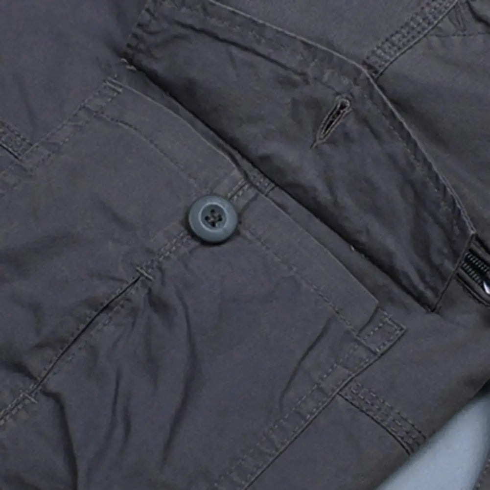 Bermuda Militaire Cargo Multi-Poches en Coton