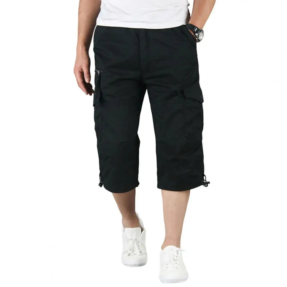 Bermuda Militaire Cargo Multi-Poches en Coton