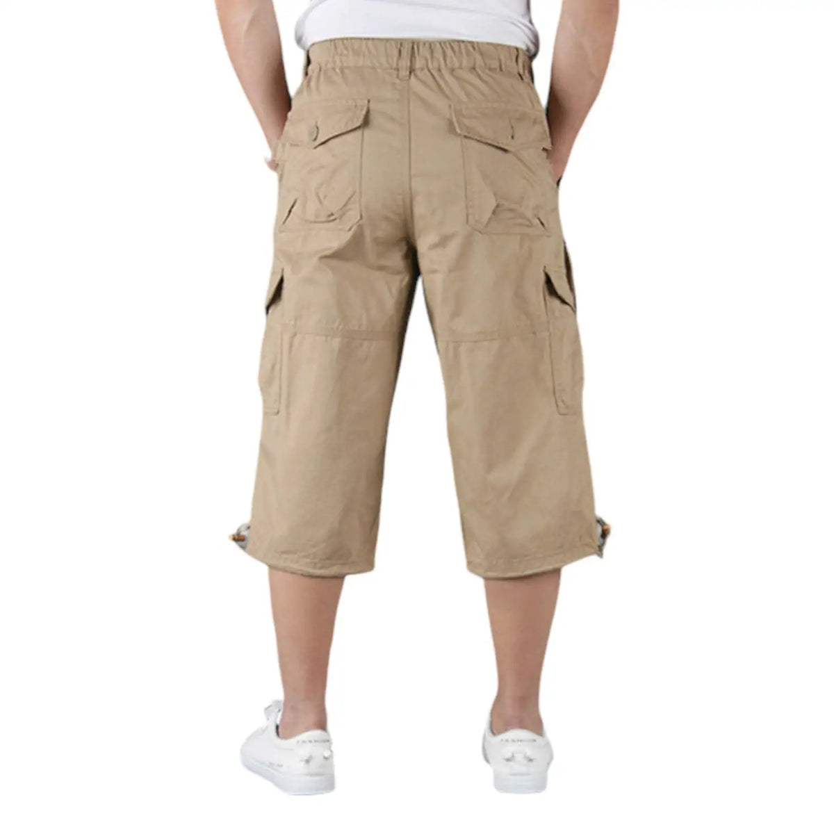 Bermuda Militaire Cargo Multi-Poches en Coton