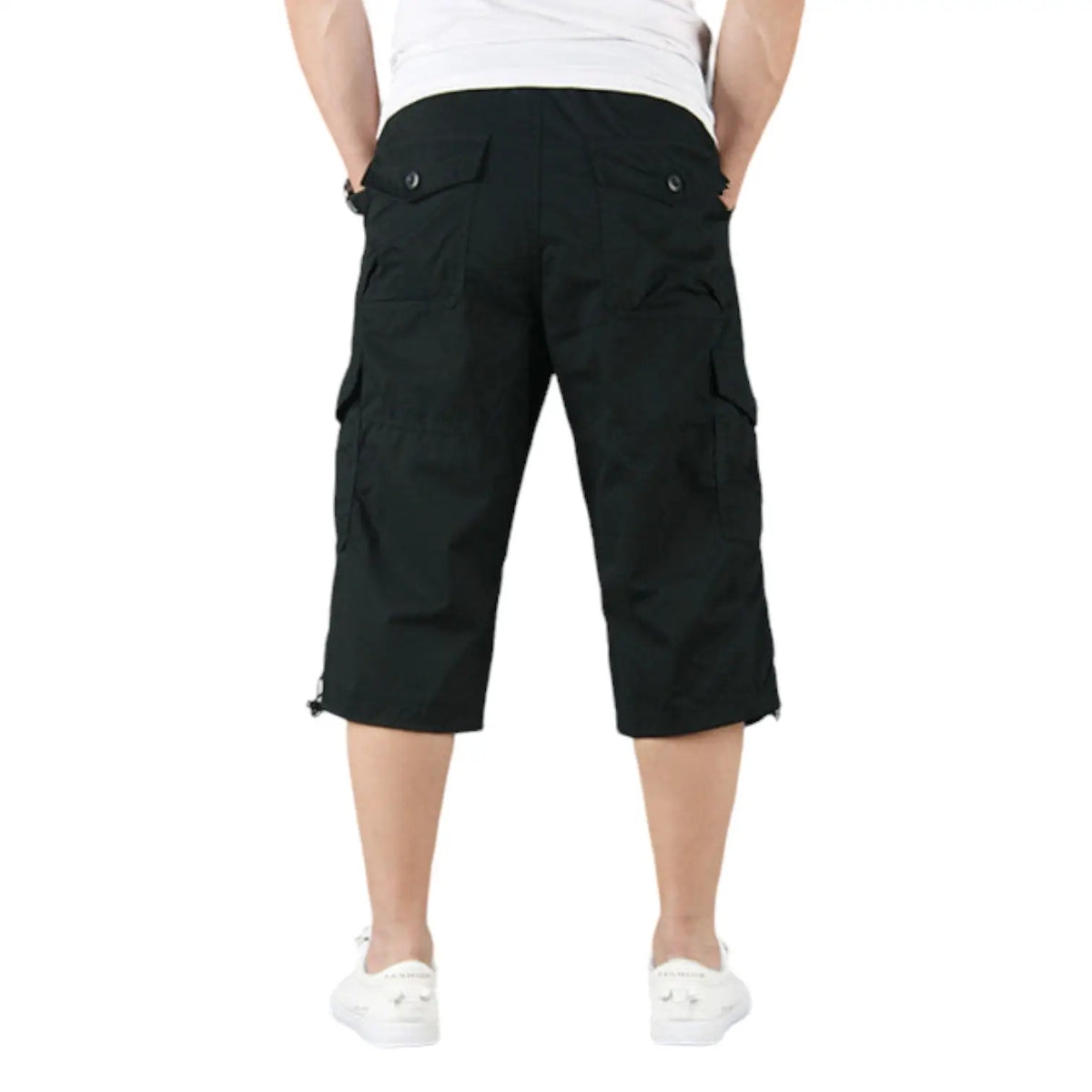 Bermuda Militaire Cargo Multi-Poches en Coton