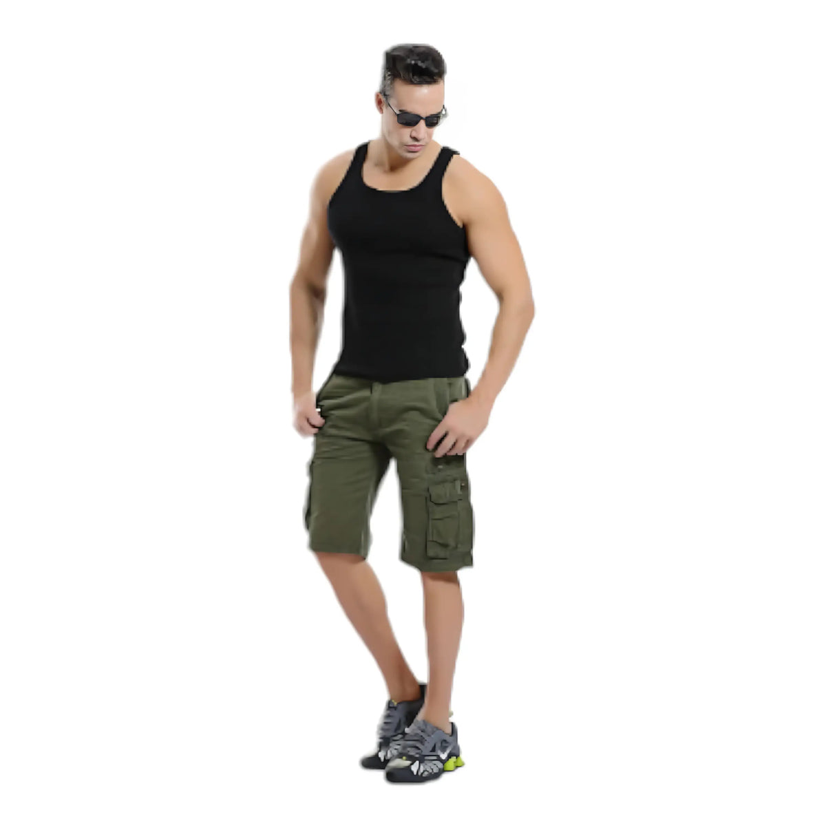 SHORT MILITAIRE EN PLUSIEURS COLORIS