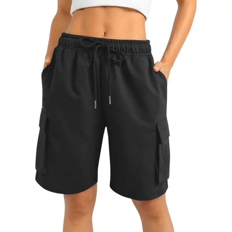 Short cargo coton femme