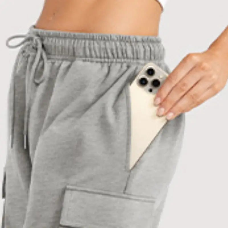 Short cargo coton femme