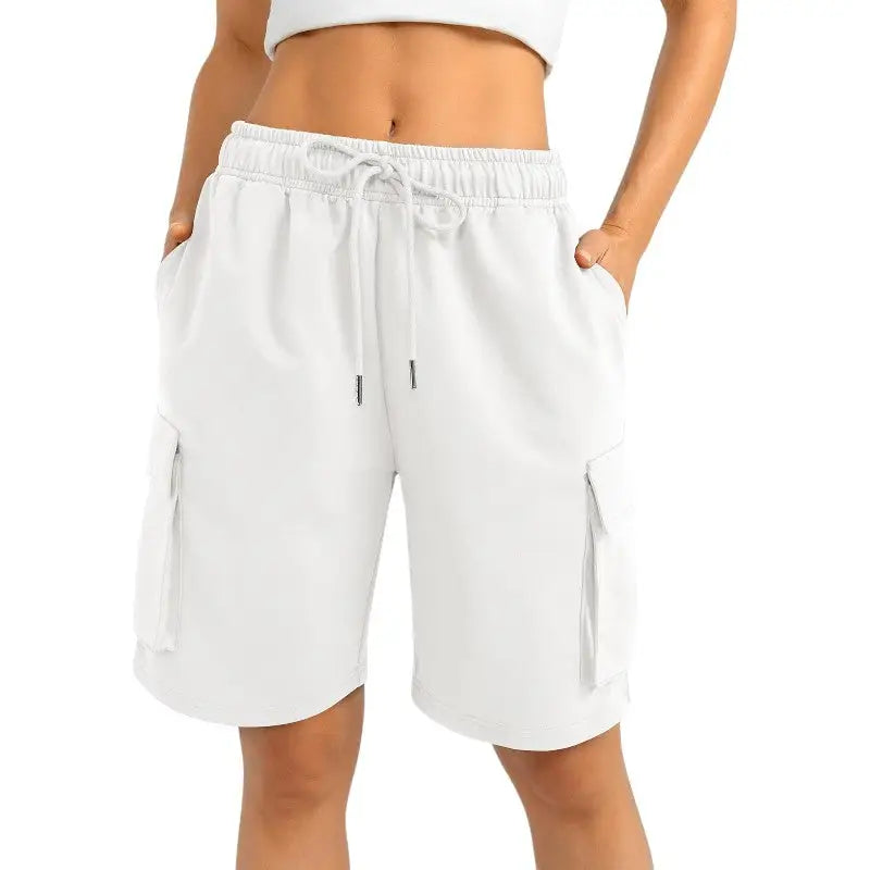 Short cargo coton femme