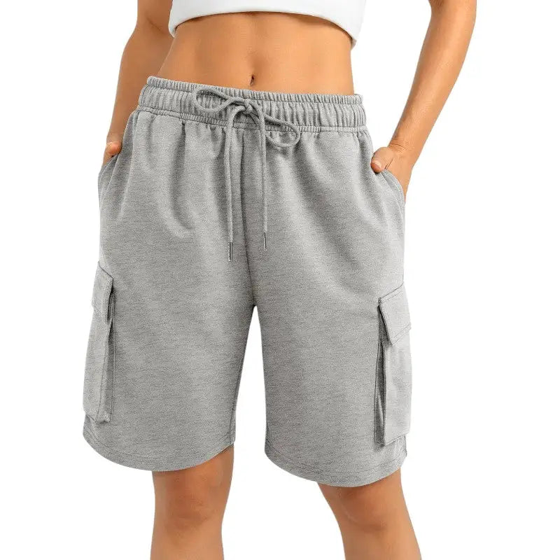 Short cargo coton femme