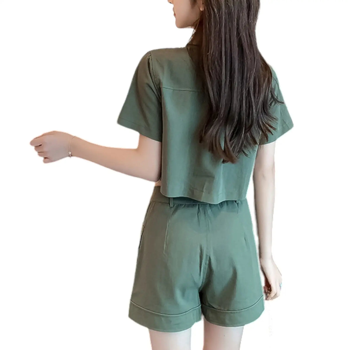 Short treillis militaire coton polyester