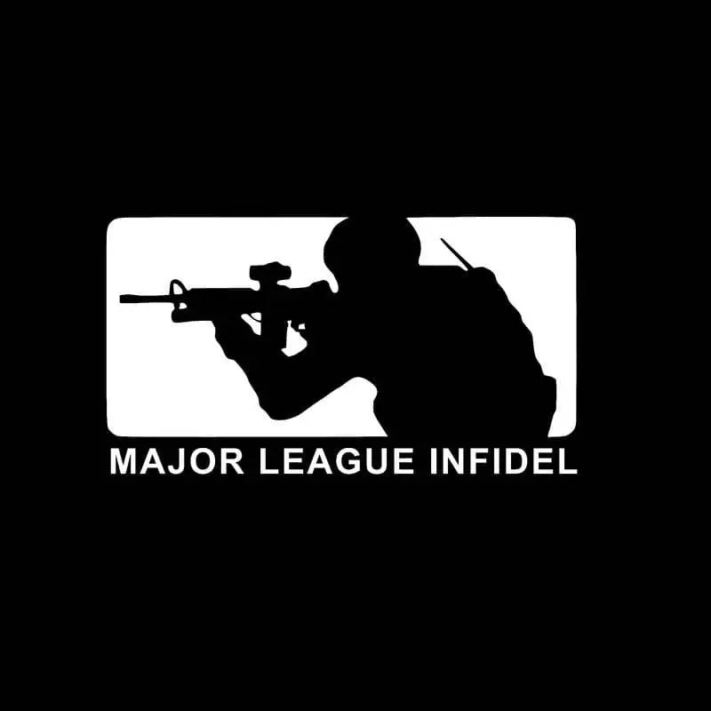 STICKER MILITAIRE - LIGUE MAJEURE INFIDÈLE