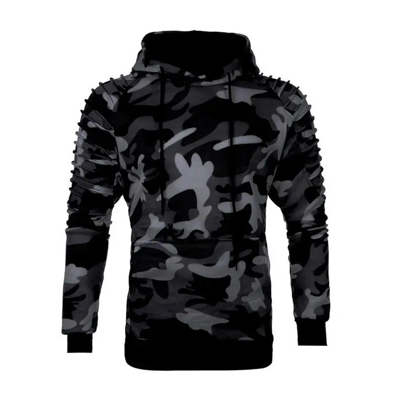 SWEAT MILITAIRE AVEC ÉPAULE RENFORCÉE