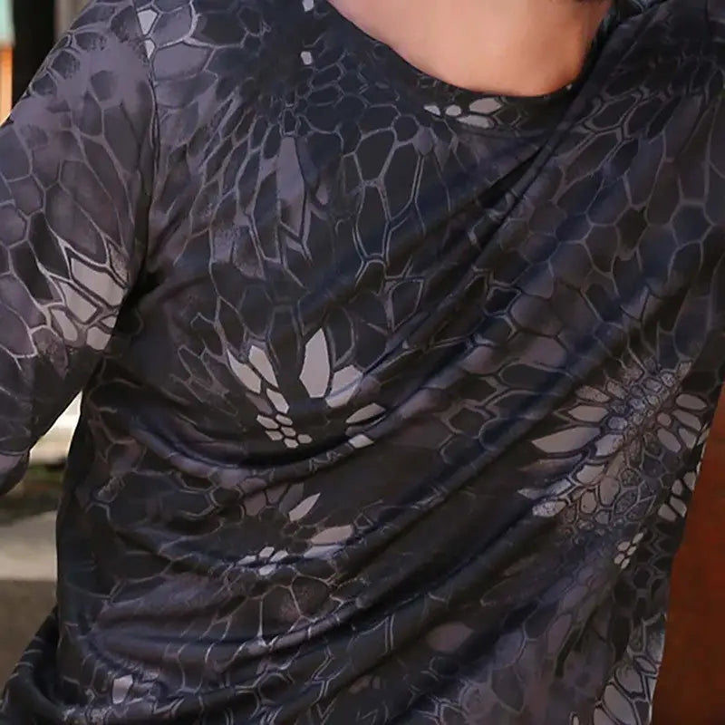 T-shirt manches longues camouflage