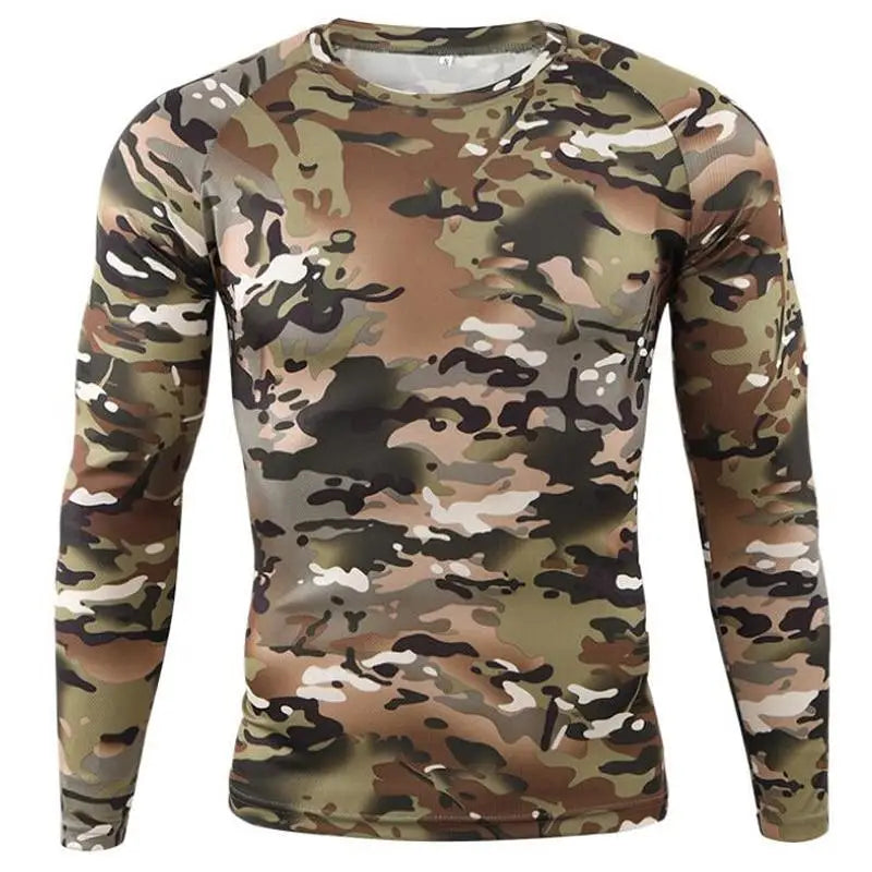 T shirt manche longue militaire