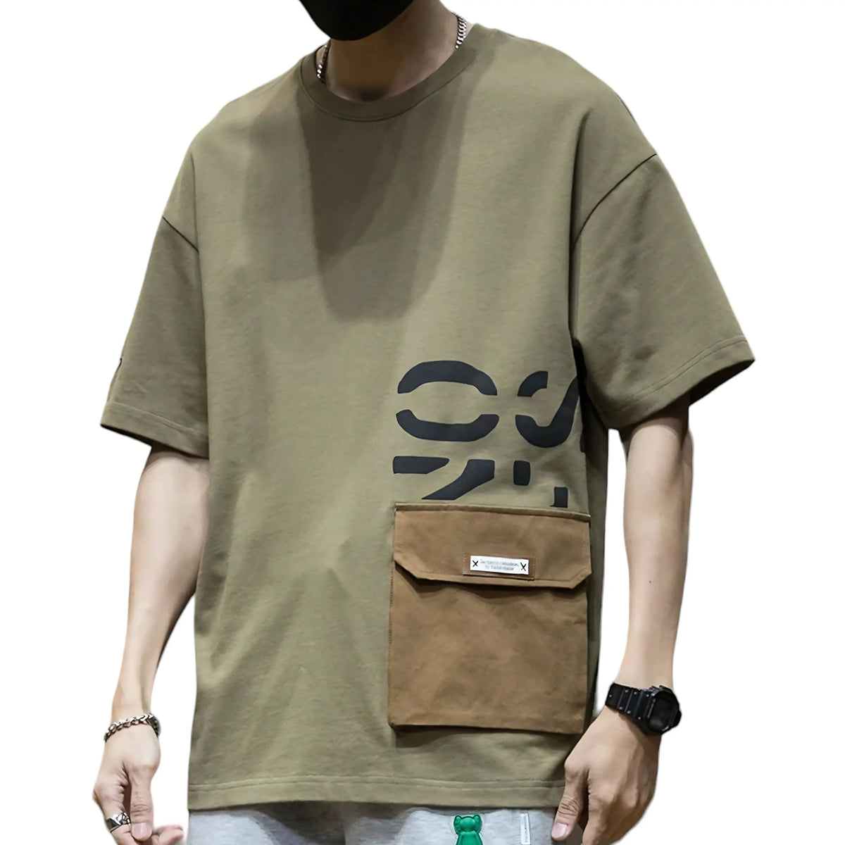 T-SHIRT MILITAIRE - COLLECTION MASCULINE