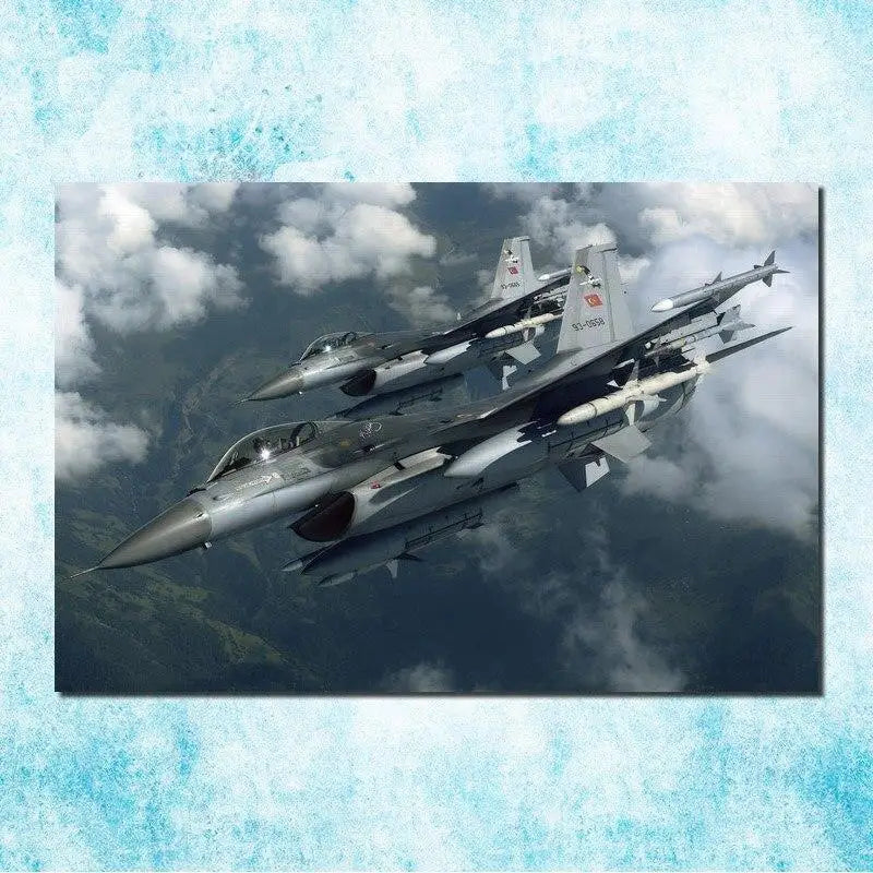 TABLEAU MILITAIRE - AVION DE CHASSE