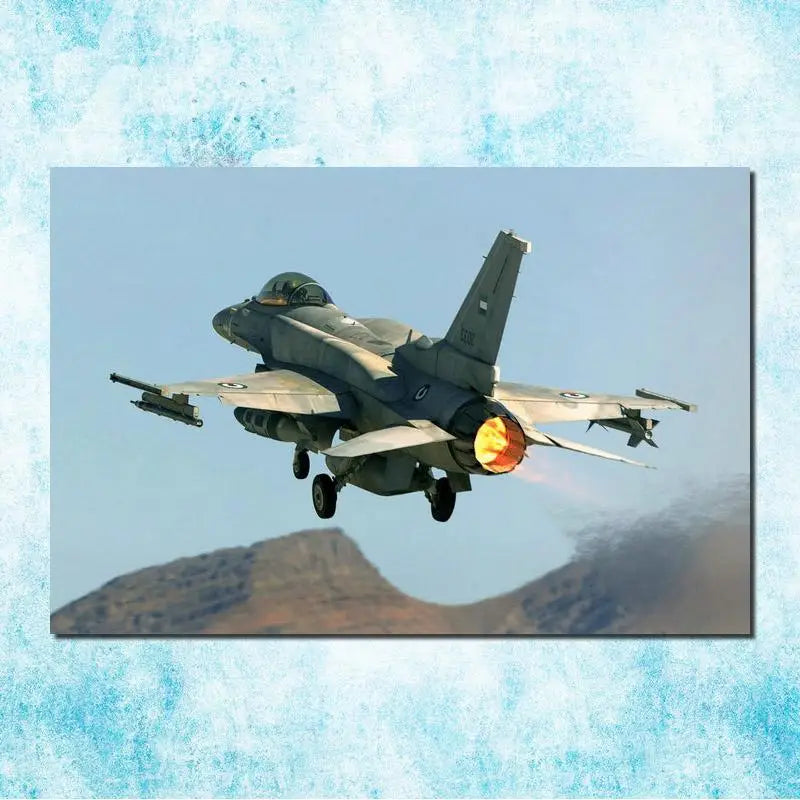 TABLEAU MILITAIRE - AVION DE CHASSE
