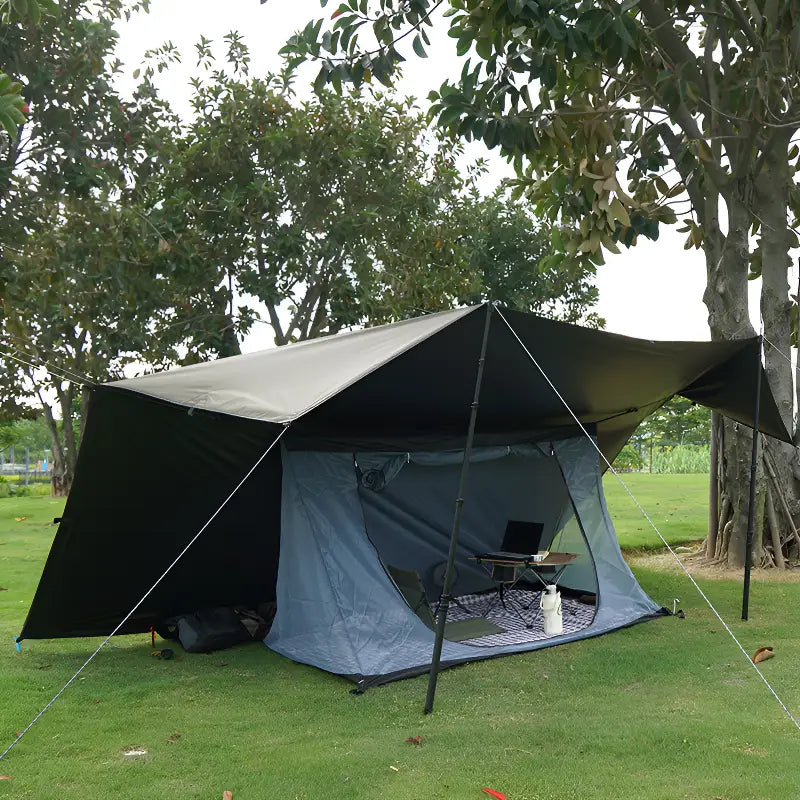 Tarp camping