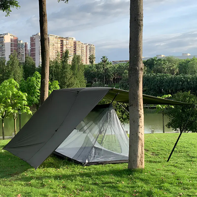 Tarp camping