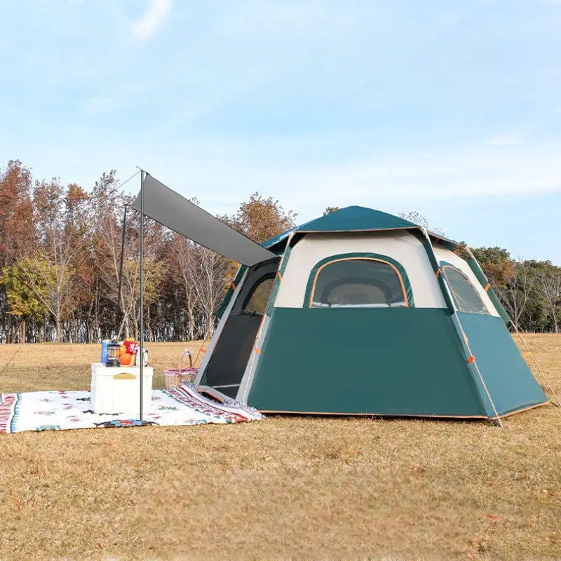 Tente camping ouverture automatique