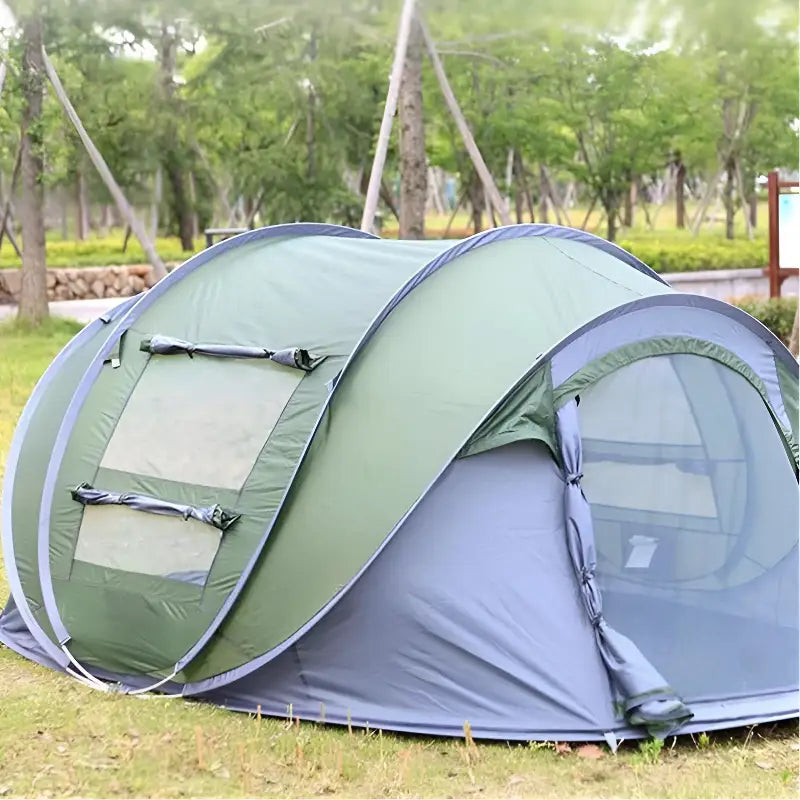 Tente camping pliable 3 à 4 personnes