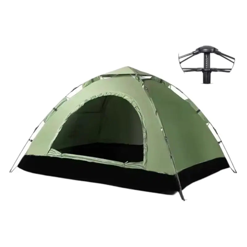 Tente randonnée camping vert 2 places toutes saisons