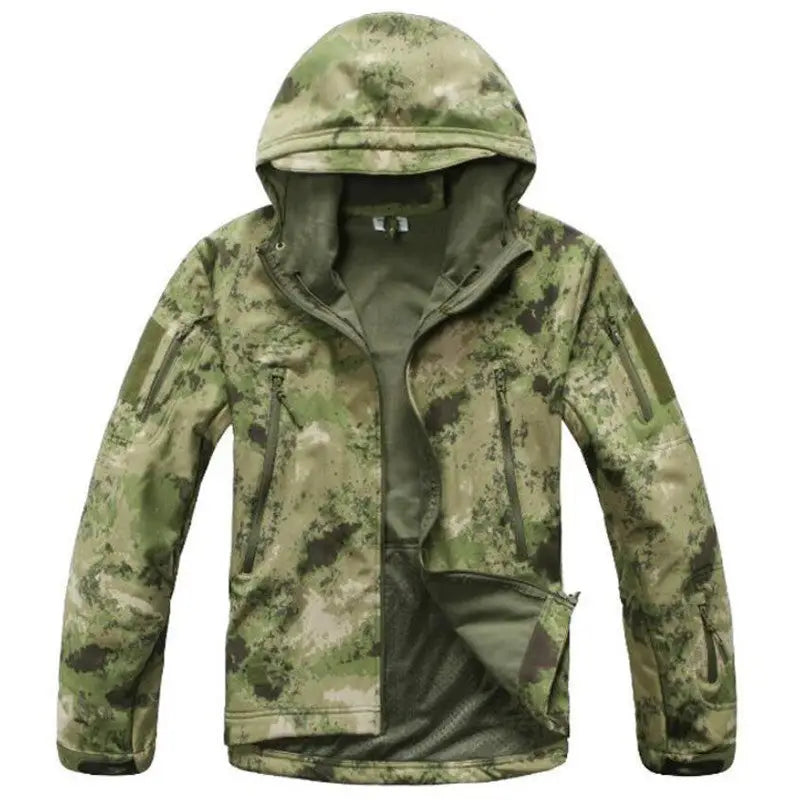 TENUE DE CHASSE - ENSEMBLE TACTIQUE VESTE À CAPUCHE ET PANTALON
