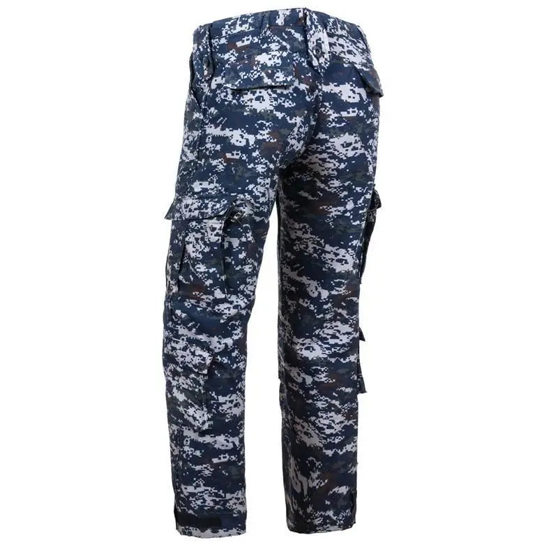 Treillis militaire bleu