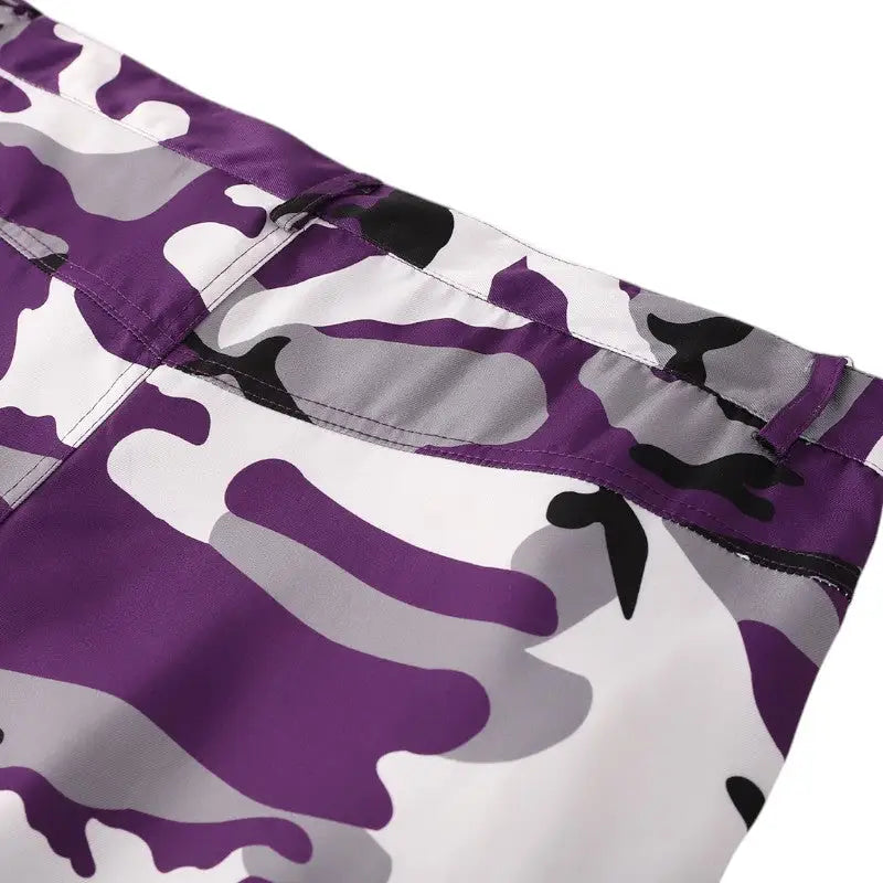 Treillis militaire violet