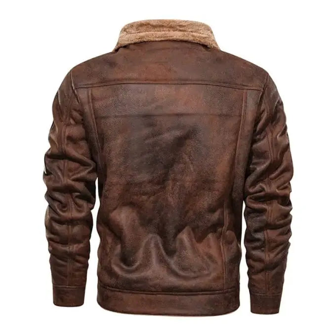 Veste aviateur homme imitation cuir
