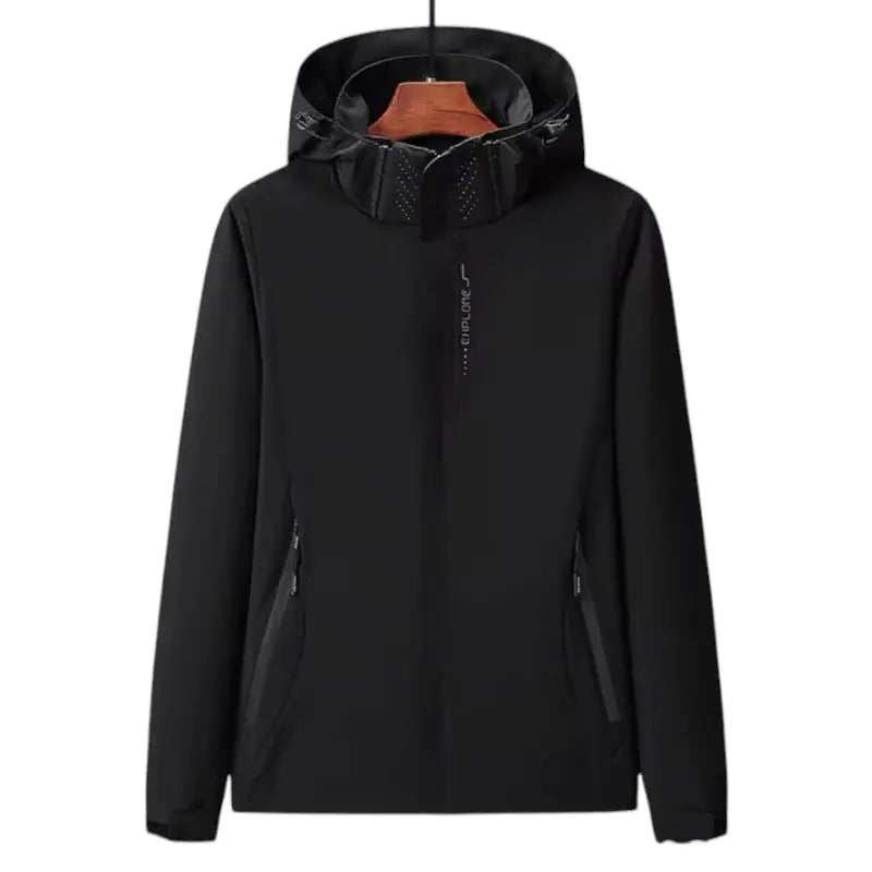 Veste chauffante automne hiver avec capuche amovible femme