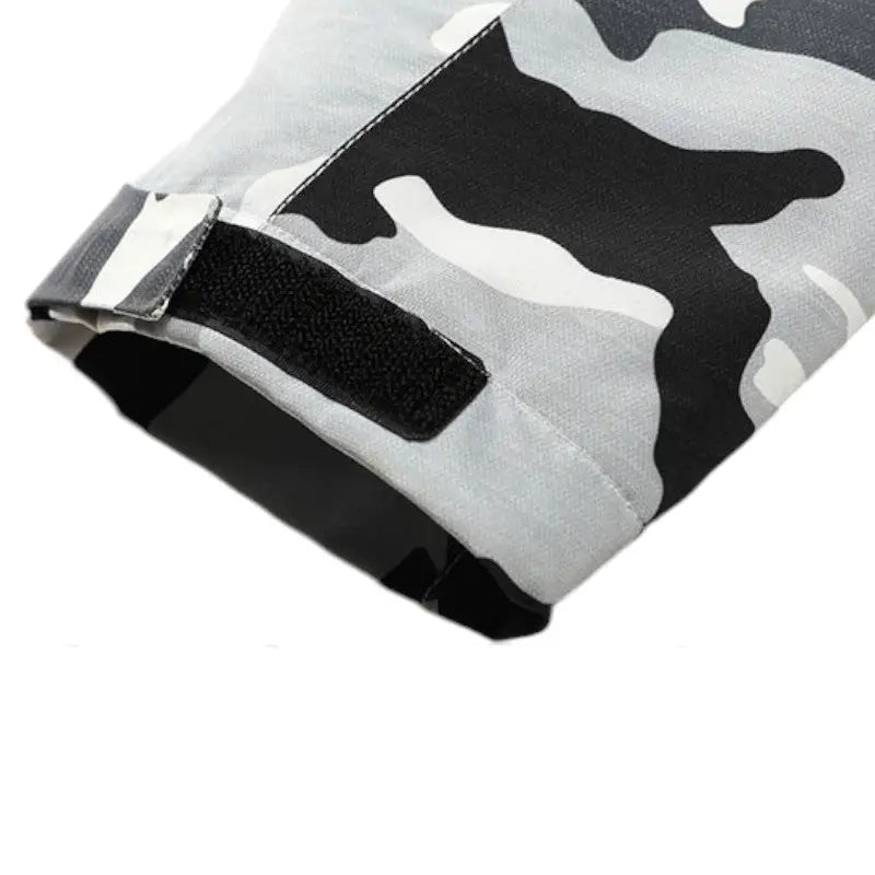 Veste chauffante camouflage multicolore