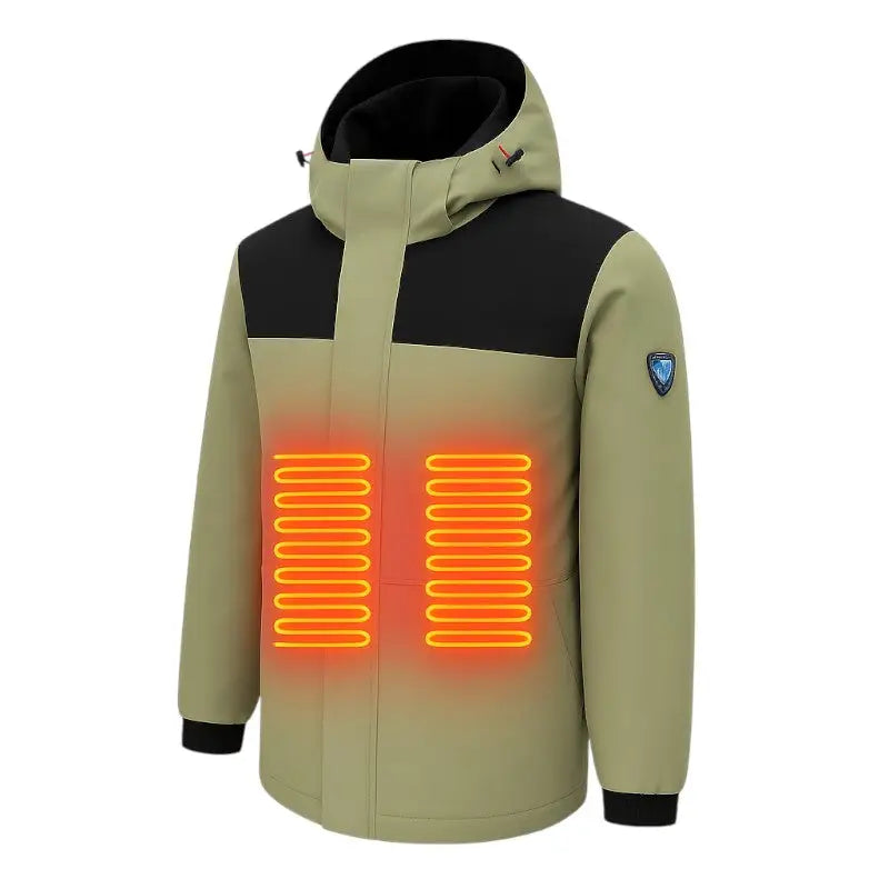 Veste chauffante avec écran digital